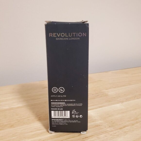 Revolution Skincare Niacinamide 10% Zinc 1% Serum, Vegan 1 fl oz / 30ml NIB - Picture 3 of 3